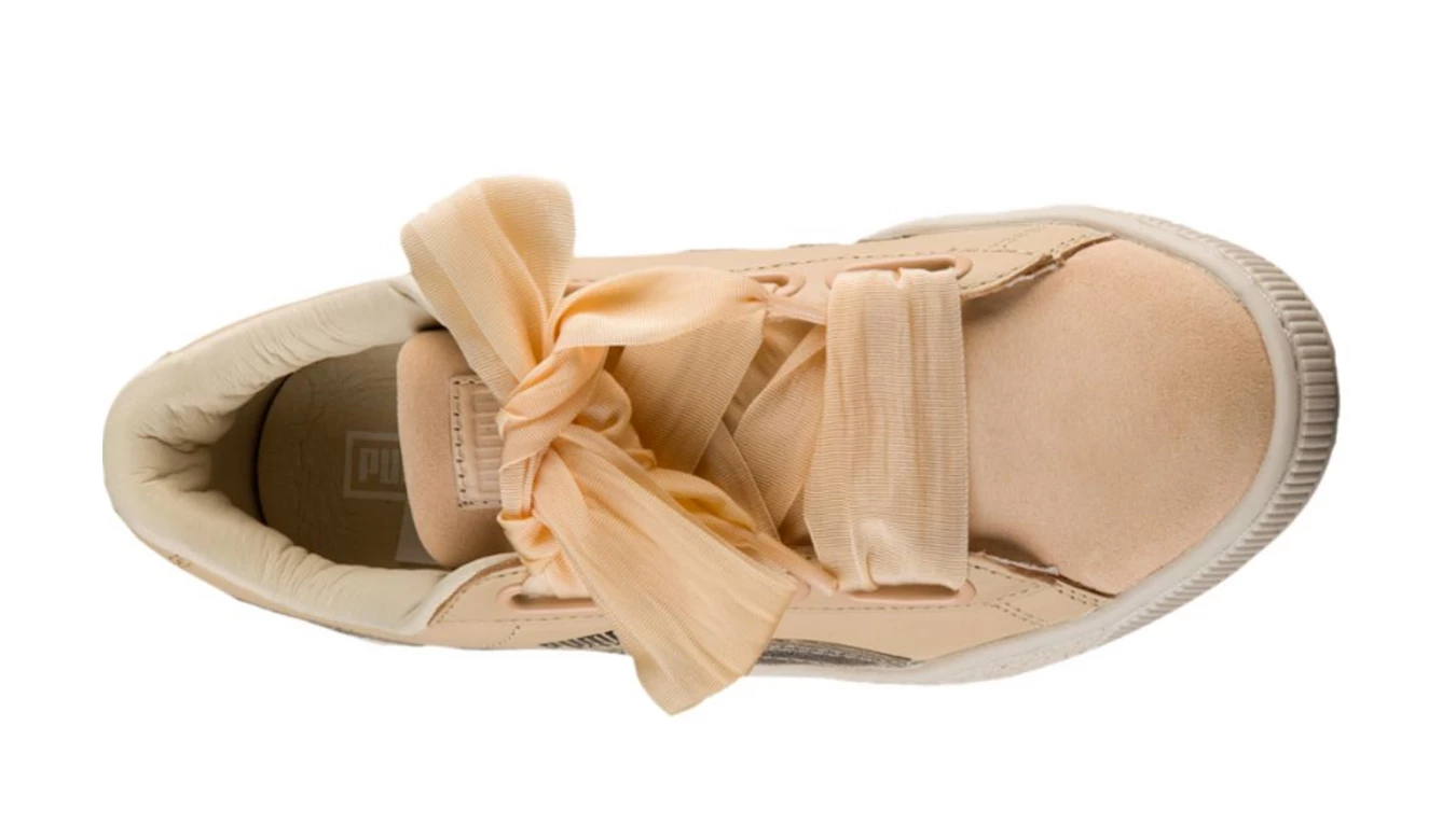 Puma Basket Heart Up W Orange 5 Puma Basket Heart Up W Orange - Image 3