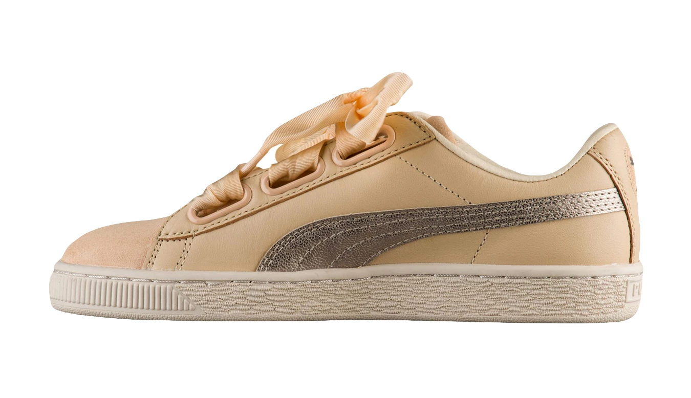 Puma Basket Heart Up W Orange 4 Puma Basket Heart Up W Orange - Image 2