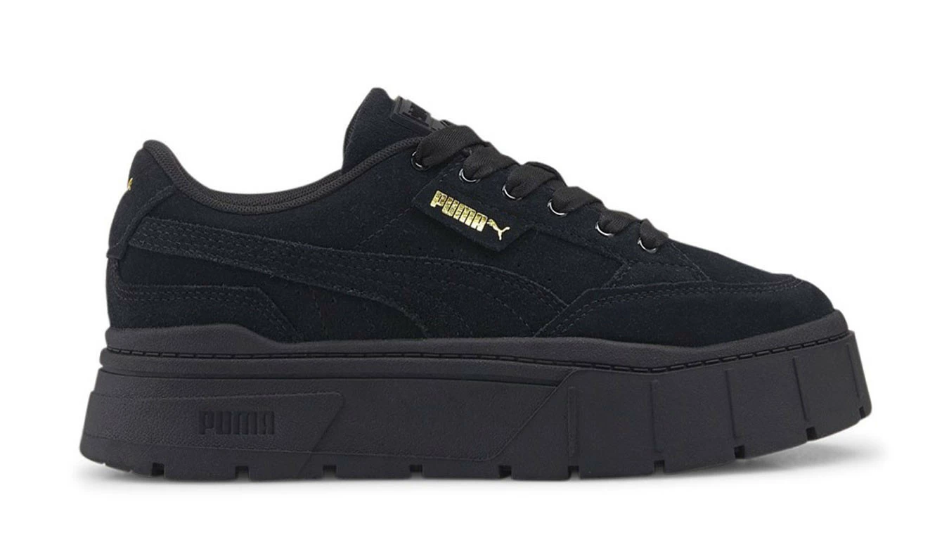 Puma Mayze Stack Suede Black 3 Puma Mayze Stack Suede Black
