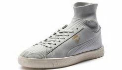 Puma Clyde Sock SELECT Gray Violet Grey -SHOOOS SHOP puma clyde sock select gray violet 36457303 3