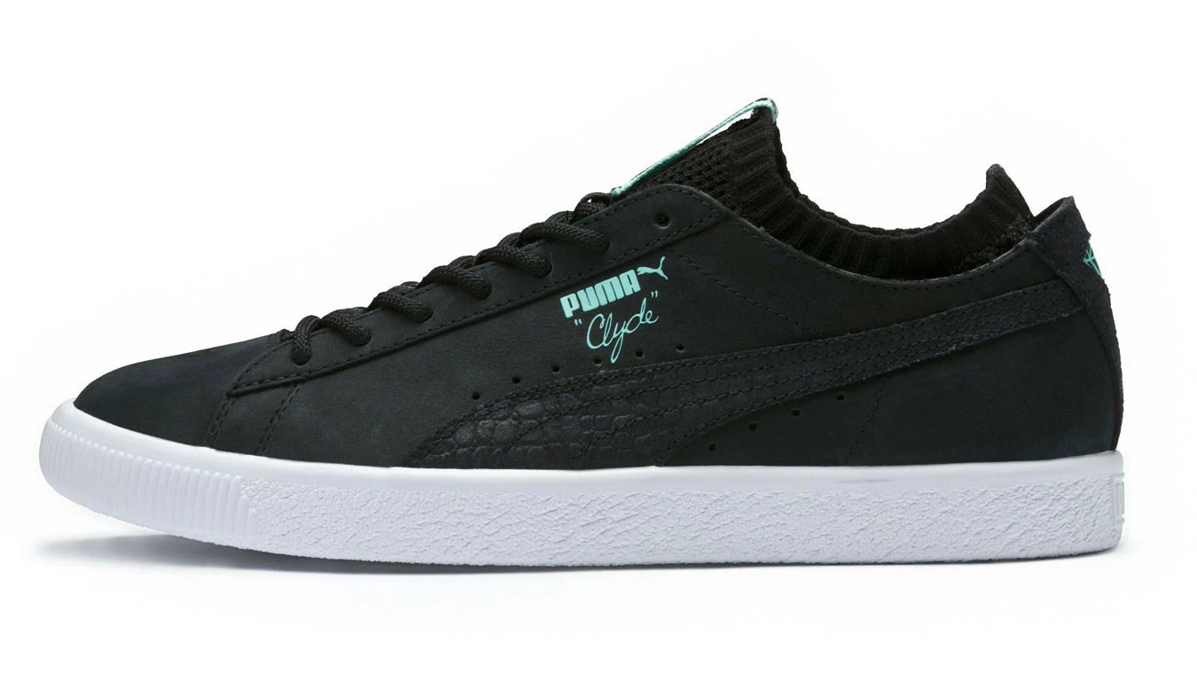 Puma X Diamond Clyde Sock Lo Black 3 Puma X Diamond Clyde Sock Lo Black