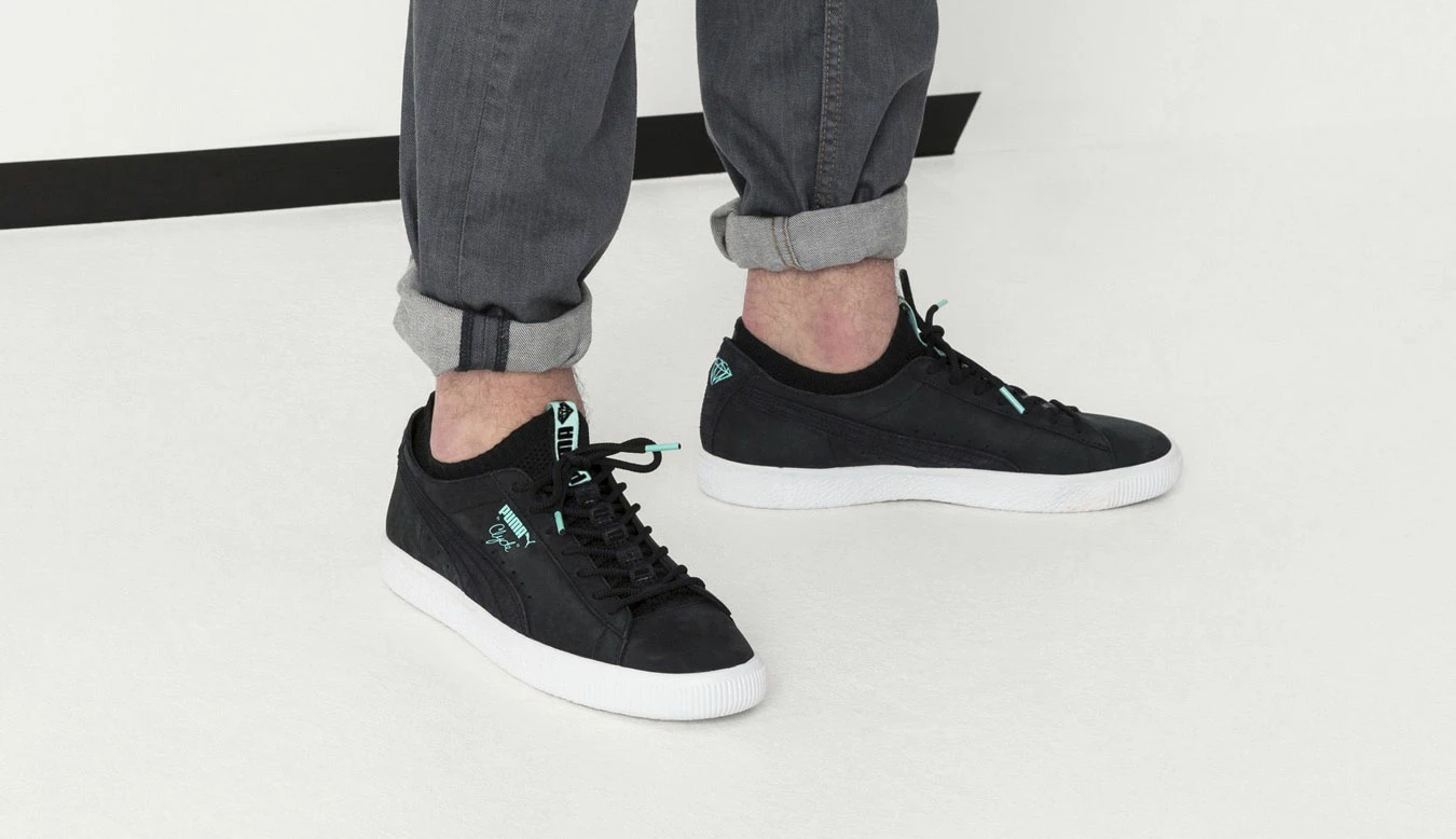 Puma X Diamond Clyde Sock Lo Black 7 Puma X Diamond Clyde Sock Lo Black - Image 5