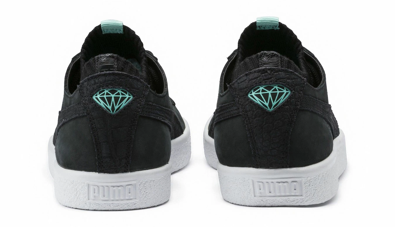 Puma X Diamond Clyde Sock Lo Black 6 Puma X Diamond Clyde Sock Lo Black - Image 4