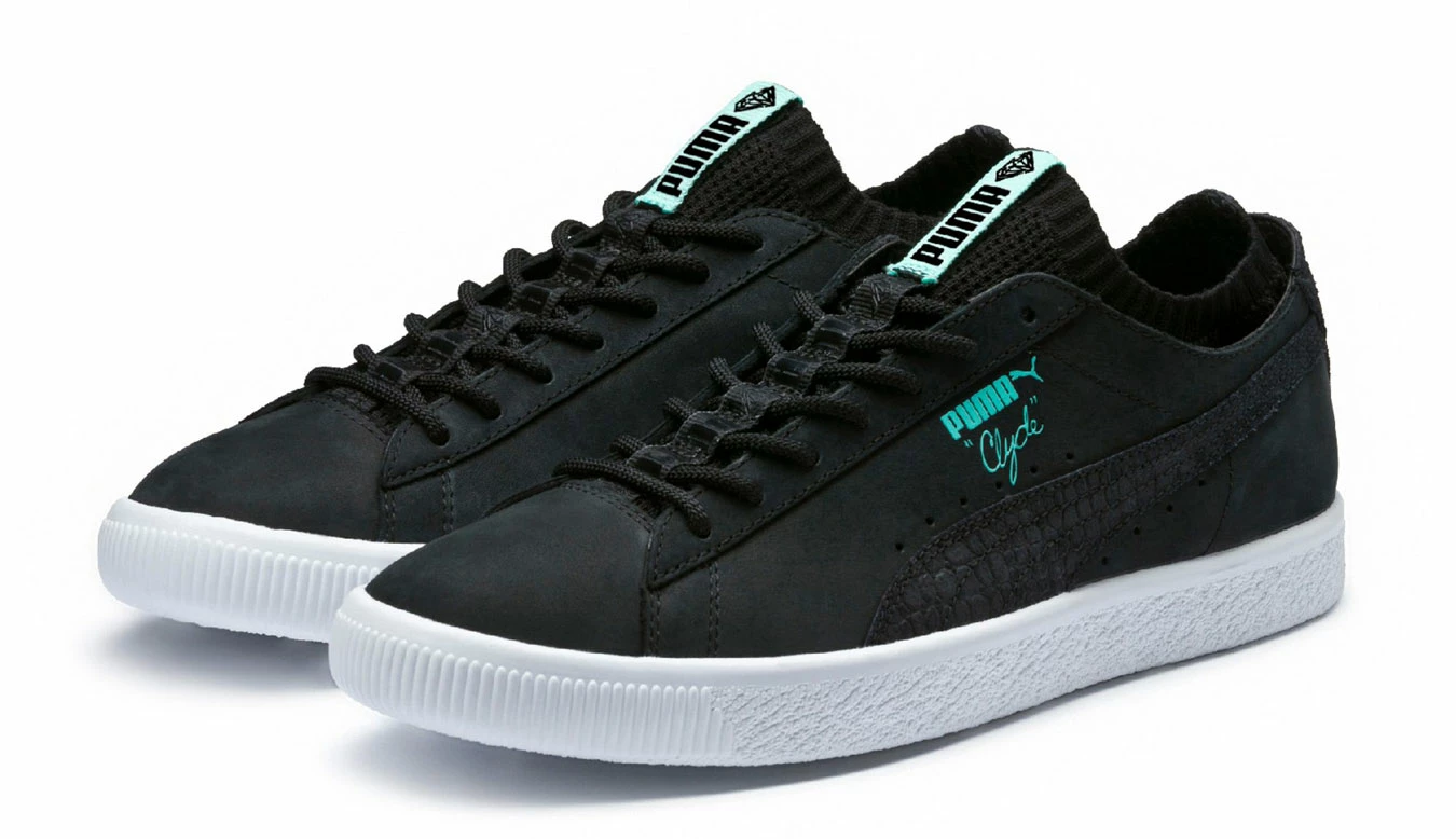 Puma X Diamond Clyde Sock Lo Black 5 Puma X Diamond Clyde Sock Lo Black - Image 3