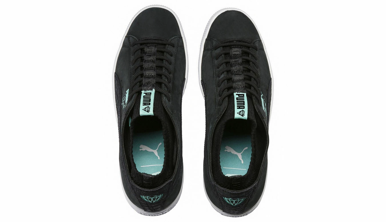 Puma X Diamond Clyde Sock Lo Black 4 Puma X Diamond Clyde Sock Lo Black - Image 2