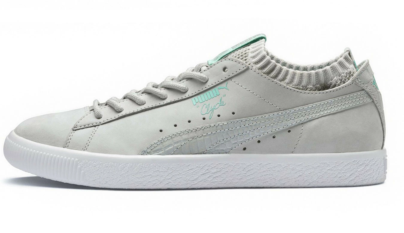 Puma X Diamond Clyde Sock Lo Grey 3 Puma X Diamond Clyde Sock Lo Grey
