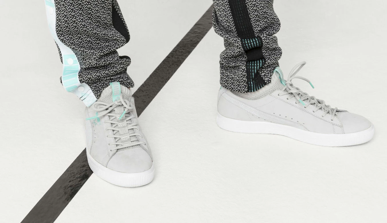 Puma X Diamond Clyde Sock Lo Grey 7 Puma X Diamond Clyde Sock Lo Grey - Image 5