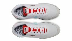 Puma Future Rider Neon Play White-Poppy White -SHOOOS SHOP puma future rider neon play puma white poppy 373383 092