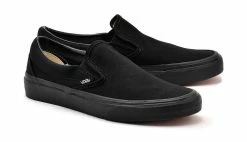 Vans Classic Slip-On Black Black Black -SHOOOS SHOP vans classic slip on black black veyebka 5
