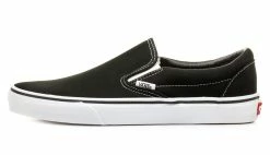 Vans Classic Slip-On Black Black -SHOOOS SHOP vans classic slip on black veyeblk 5