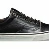 Vans Old Skool All Black Leather Black 2 Vans Old Skool All Black Leather Black -SHOOOS SHOP vans old skool all black leather va38g1oe6 1