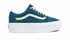 SHOOOS SHOP 35 Vans Old Skool Stackform Varsity Deep Teal Green