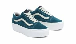 SHOOOS SHOP -SHOOOS SHOP vans old skool stackform varsity deep teal vn0a7q5m60q4