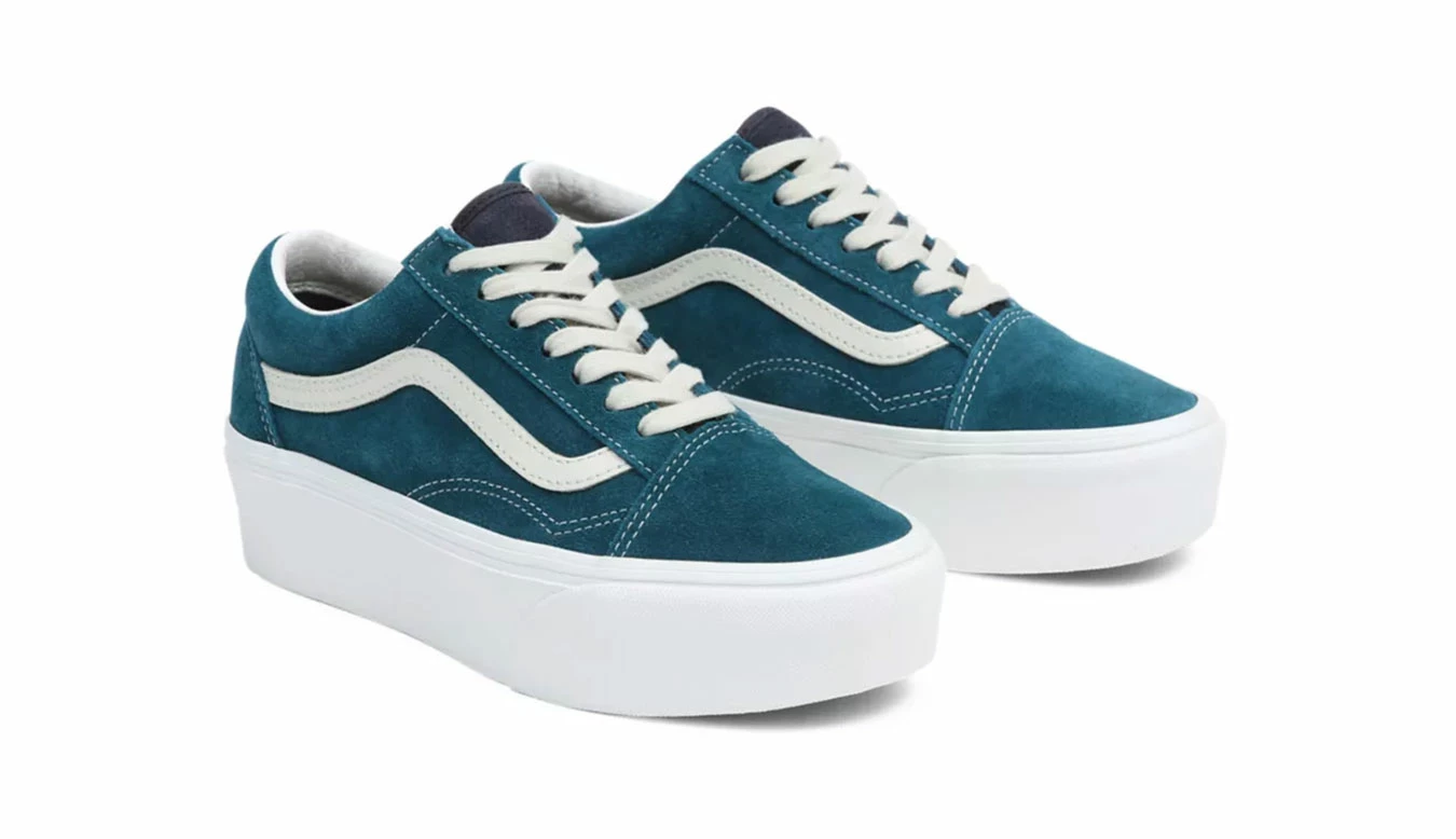 Vans Old Skool Stackform Varsity Deep Teal Green 4 Vans Old Skool Stackform Varsity Deep Teal Green - Image 2