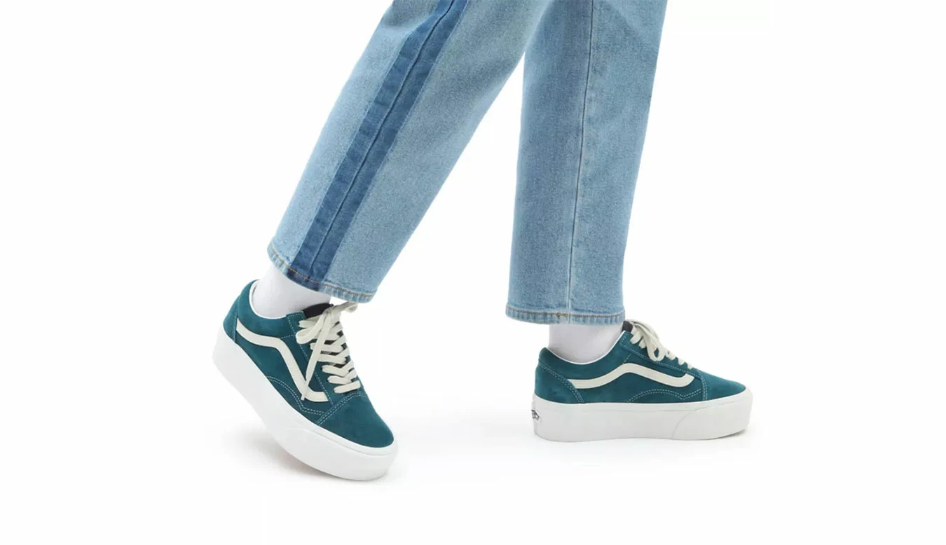 Vans Old Skool Stackform Varsity Deep Teal Green 5 Vans Old Skool Stackform Varsity Deep Teal Green - Image 3