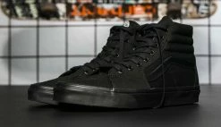 Vans SK8-Hi Black Black Black Black -SHOOOS SHOP vans sk8 hi black black black vts9bj4 4