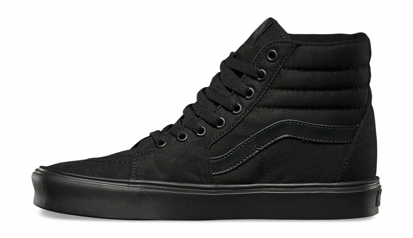 Vans SK8-Hi Lite Canvas Black 5 Vans SK8-Hi Lite Canvas Black - Image 4