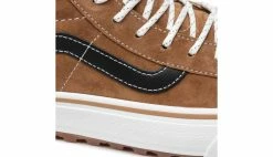Vans SK8-HI MTE-1 Plaid Brown Brown -SHOOOS SHOP vans sk8 hi mte 1 plaid brown vn0a5hzyy491