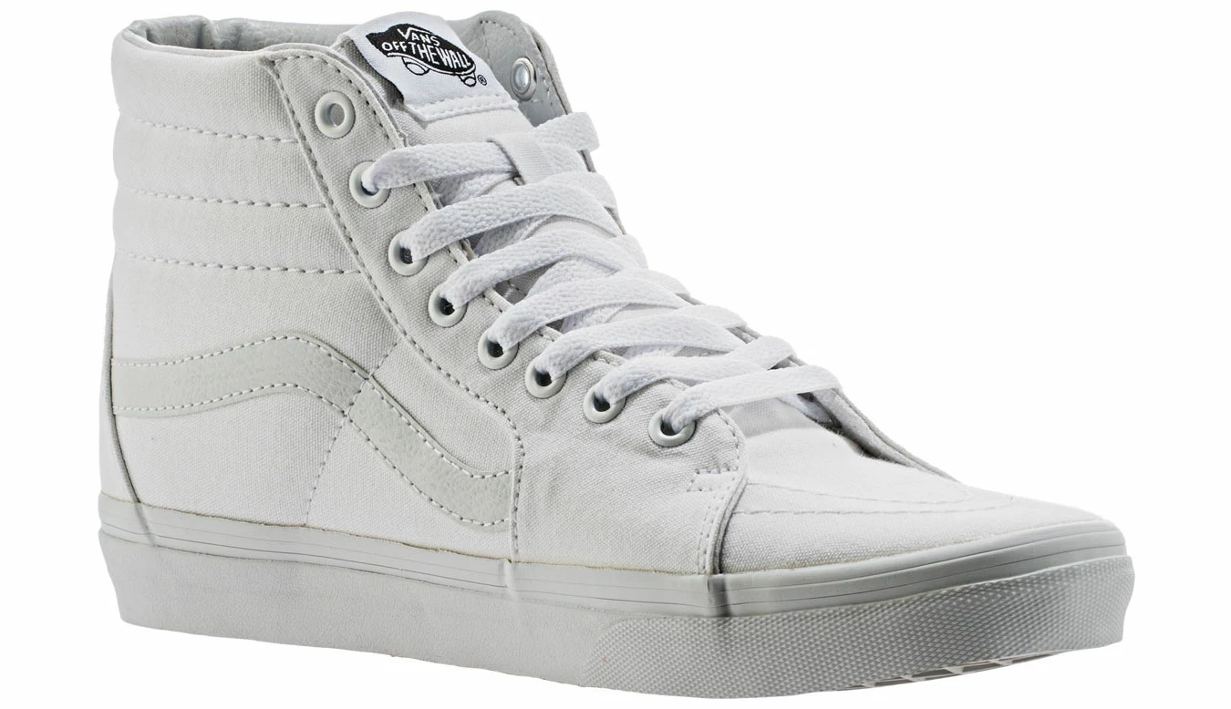 Vans SK8-Hi True White White 8 Vans SK8-Hi True White White - Image 6