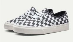 Vans Ua Authentic Checkerboard Black -SHOOOS SHOP vans ua authentic checkerboard vn0a38emu53 3