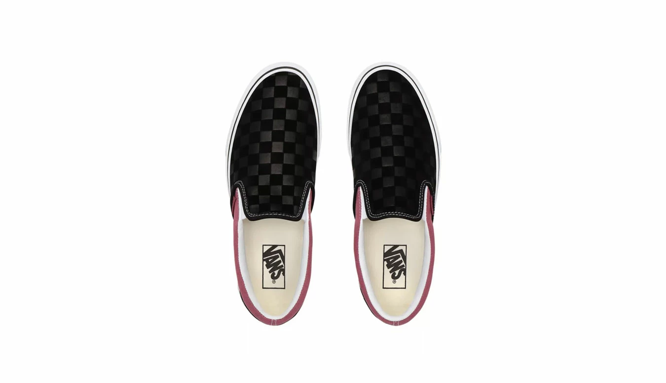Vans Ua Classic Slip-On (Deboss Chkrbrd)Blkhthrrs Multicolor 6 Vans Ua Classic Slip-On (Deboss Chkrbrd)Blkhthrrs Multicolor - Image 4