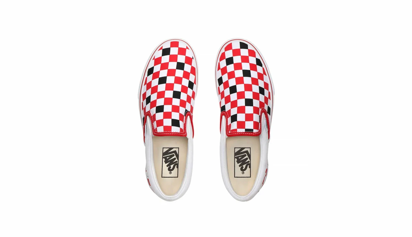 Vans Ua Classic Slip-On (I Heart)Black/True White Red 6 Vans Ua Classic Slip-On (I Heart)Black/True White Red - Image 4