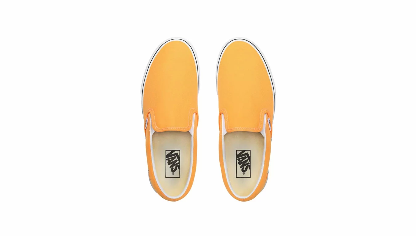 Vans Ua Classic Slip-On (Neon)Blazing Orng/Tr Wht Orange 4 Vans Ua Classic Slip-On (Neon)Blazing Orng/Tr Wht Orange - Image 2