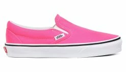 Vans Ua Classic Slip-On (Neon)Knockout Pnk/Tr Wht Pink