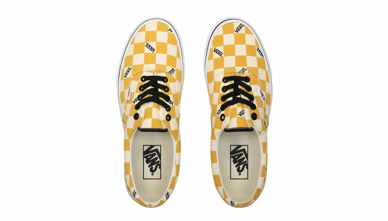 Vans Ua Era (Big Check)Ylk Ylw/Tr Wht Orange 4 Vans Ua Era (Big Check)Ylk Ylw/Tr Wht Orange - Image 2