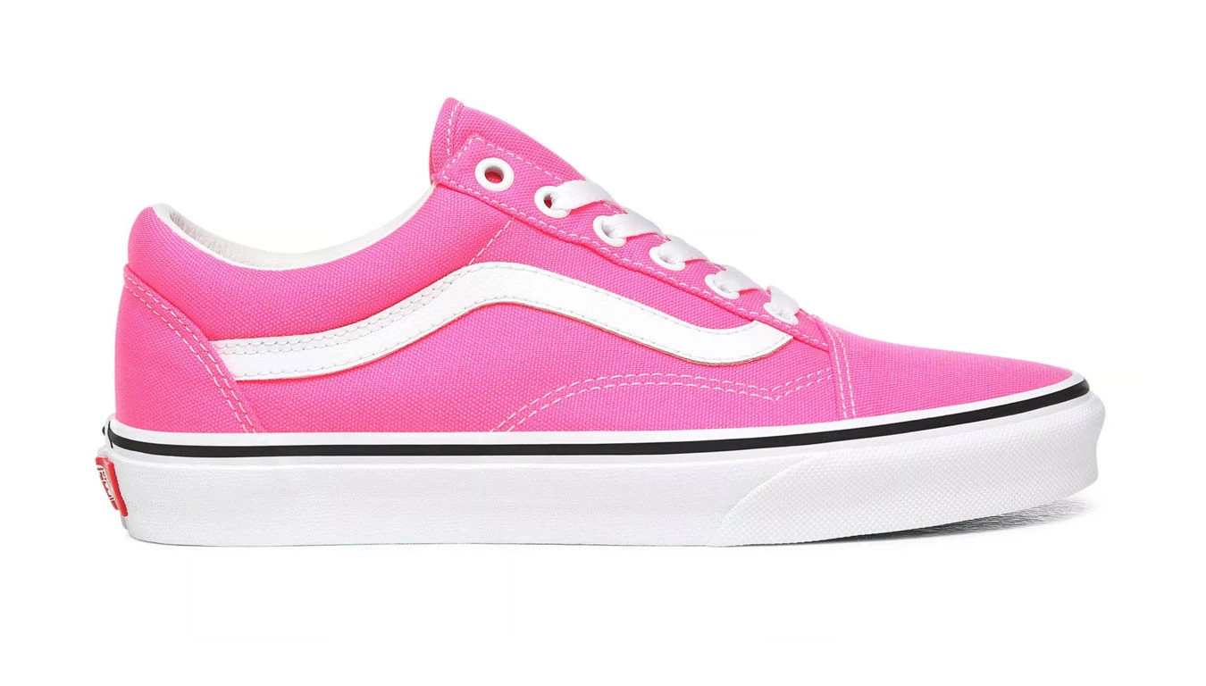 Vans Ua Old Skool (Neon)Knockout Pnk/Tr Wht Pink 3 Vans Ua Old Skool (Neon)Knockout Pnk/Tr Wht Pink
