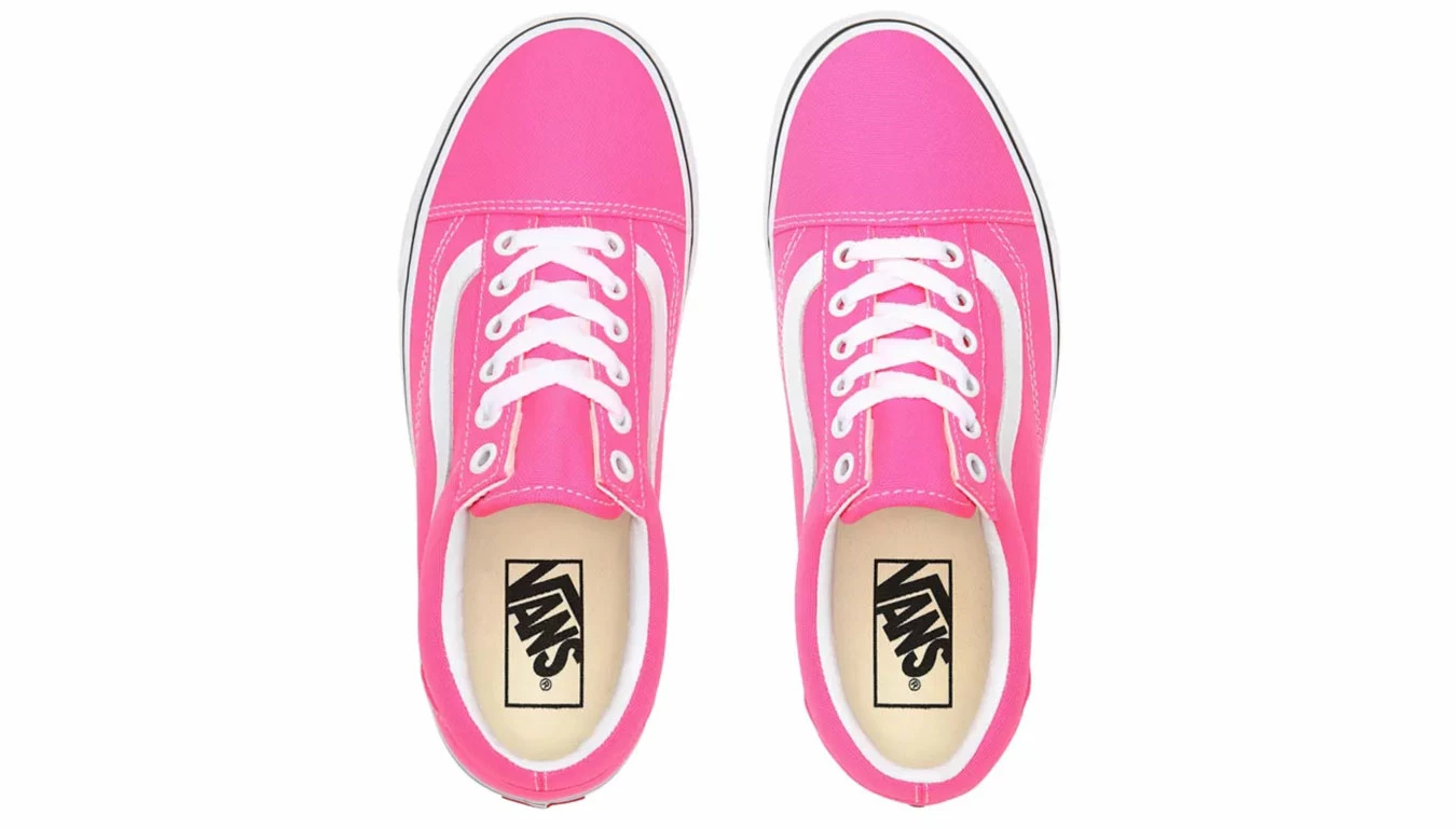 Vans Ua Old Skool (Neon)Knockout Pnk/Tr Wht Pink 4 Vans Ua Old Skool (Neon)Knockout Pnk/Tr Wht Pink - Image 2