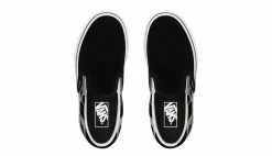 Vans Uy Classic Slip-On (Suede Flame) Kids Black -SHOOOS SHOP vans uy classic slip on suede flame blk tr wht vn0a4butwkj