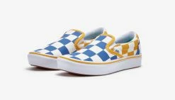 Vans Uy Comfycush Slip-On (Big Checker) Kids Multicolor