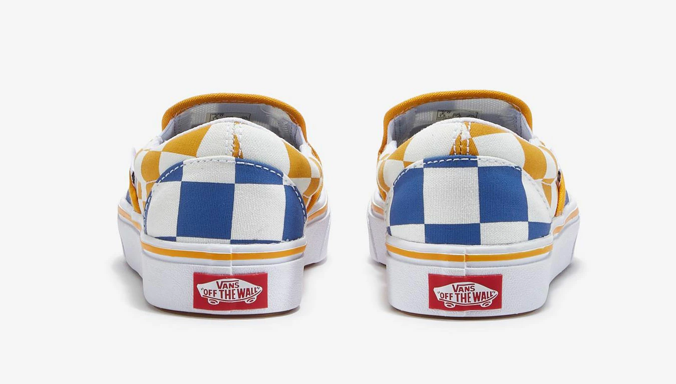Vans Uy Comfycush Slip-On (Big Checker) Kids Multicolor 5 Vans Uy Comfycush Slip-On (Big Checker) Kids Multicolor - Image 3