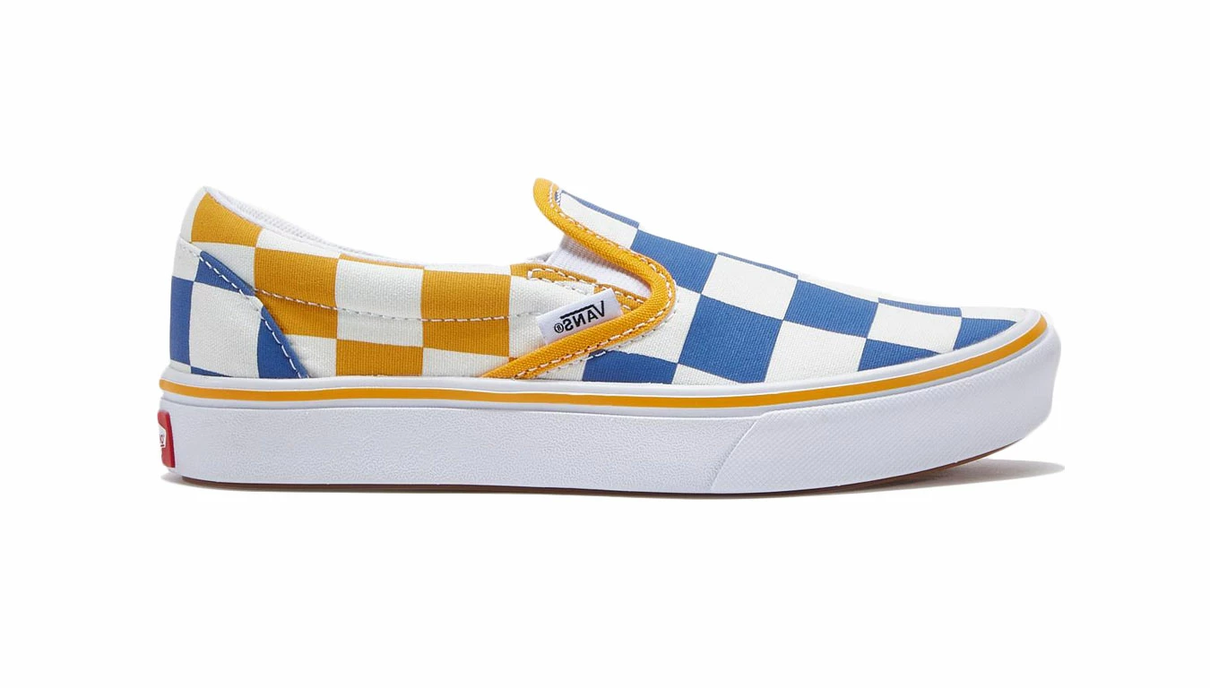 Vans Uy Comfycush Slip-On (Big Checker) Kids Multicolor 7 Vans Uy Comfycush Slip-On (Big Checker) Kids Multicolor - Image 5
