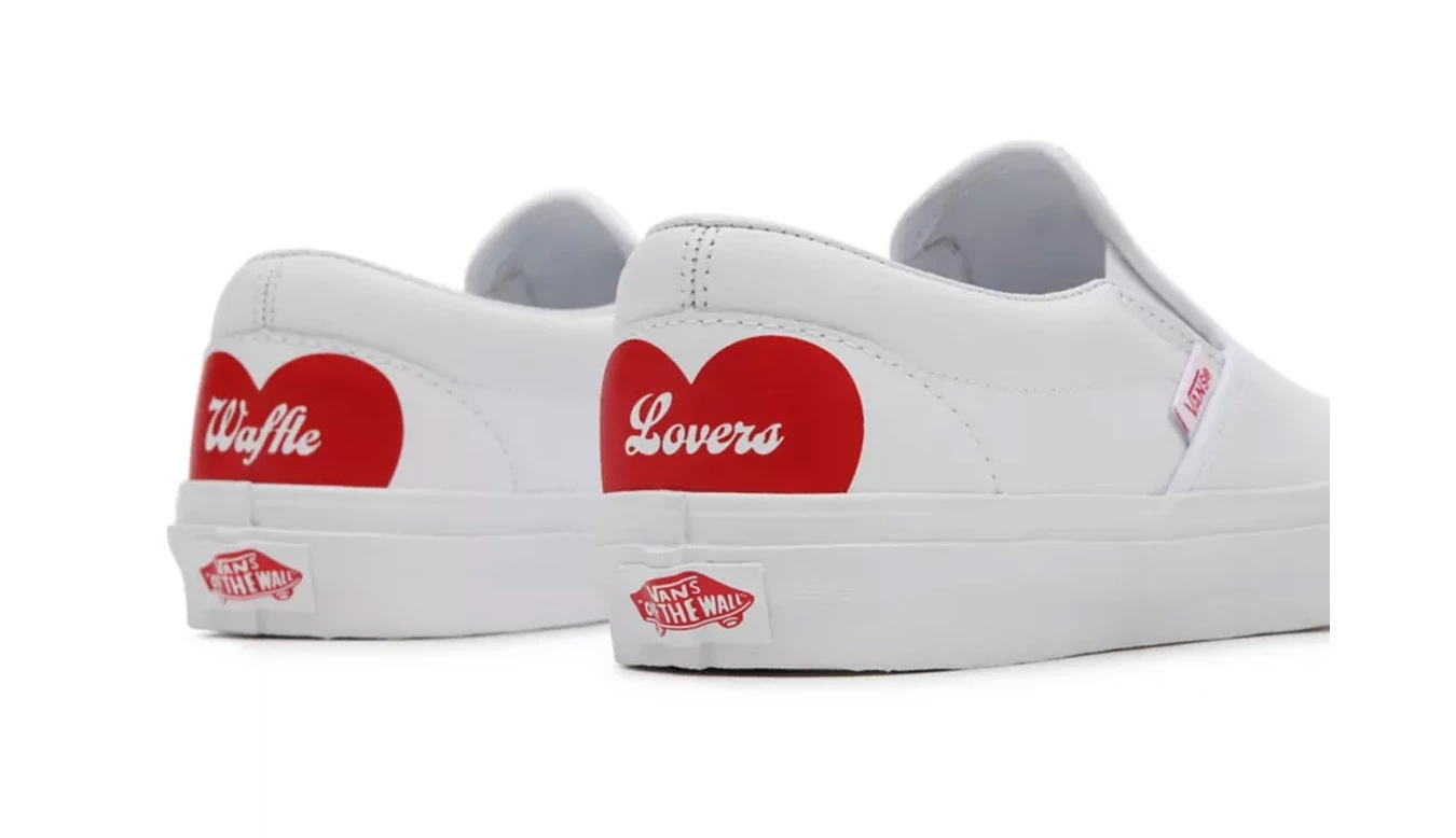 Vans Waffle Lovers Classic Slip-On White White 6 Vans Waffle Lovers Classic Slip-On White White - Image 4