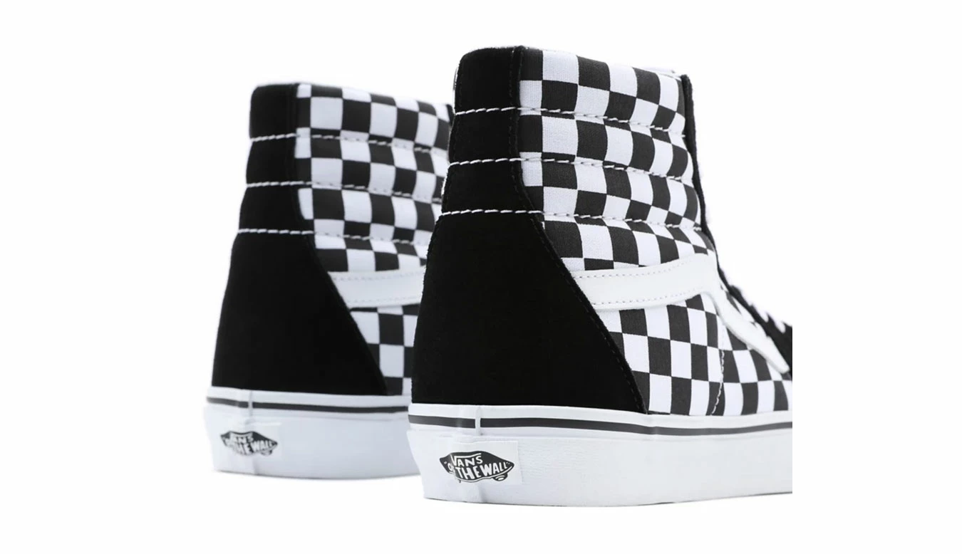 Vans Checkboard SK8-Hi Black 6 Vans Checkboard SK8-Hi Black - Image 4