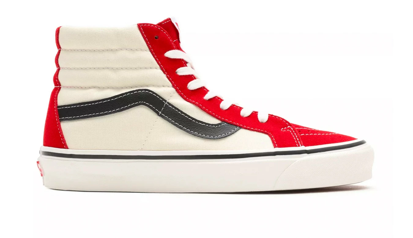 Vans Ua Sk8-Hi 38 Dx (Anahemfcty) Og Red Red 3 Vans Ua Sk8-Hi 38 Dx (Anahemfcty) Og Red Red