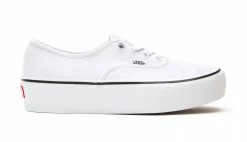 Vans Ua Authentic Platform (Tonal Check) White