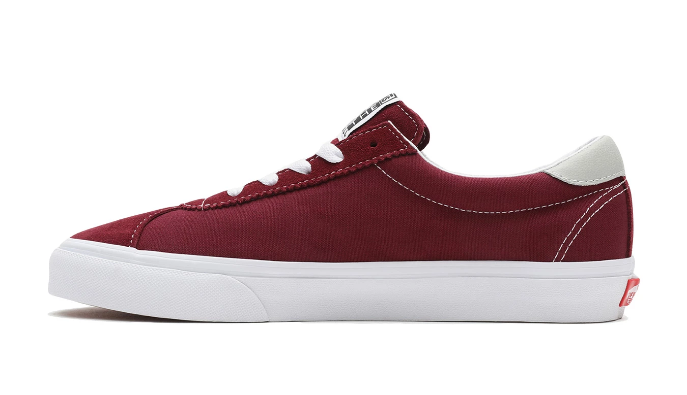 Vans Ward Canvas Burgundy Burgundy 4 Vans Ward Canvas Burgundy Burgundy - Image 2