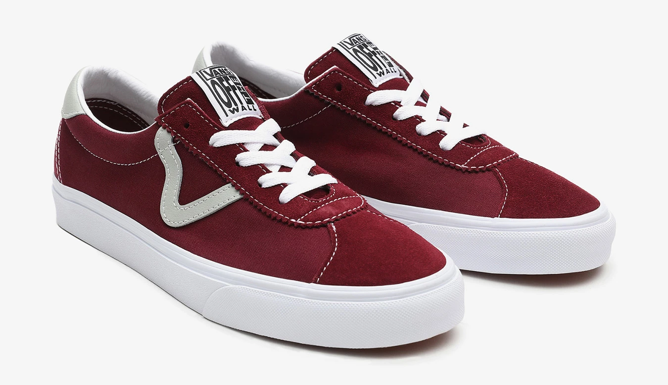 Vans Ward Canvas Burgundy Burgundy 5 Vans Ward Canvas Burgundy Burgundy - Image 3