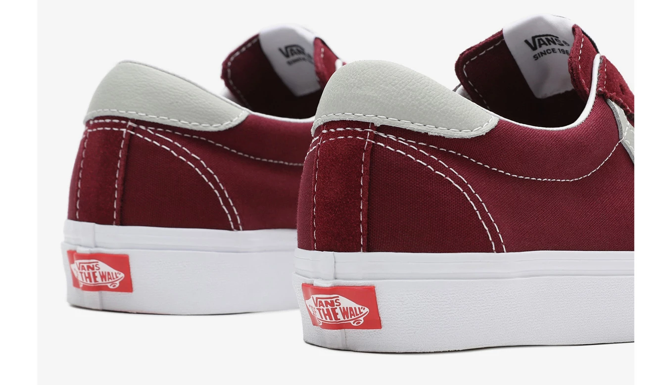 Vans Ward Canvas Burgundy Burgundy 6 Vans Ward Canvas Burgundy Burgundy - Image 4