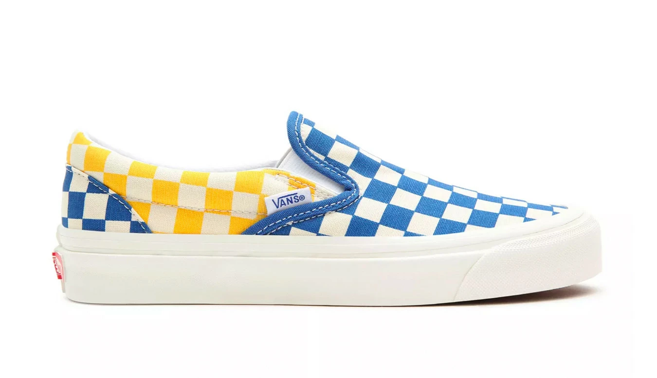 Vans Classic Slip-On (Anaheim Factory) Og Blue/Og Yellow Multicolor 3 Vans Classic Slip-On (Anaheim Factory) Og Blue/Og Yellow Multicolor