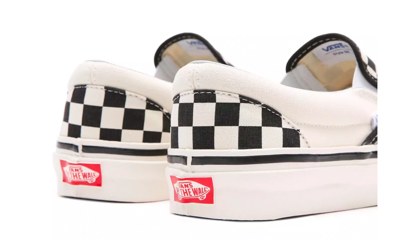 Vans Classic Slip-On (Anaheim Factory) Checker White 8 Vans Classic Slip-On (Anaheim Factory) Checker White - Image 6