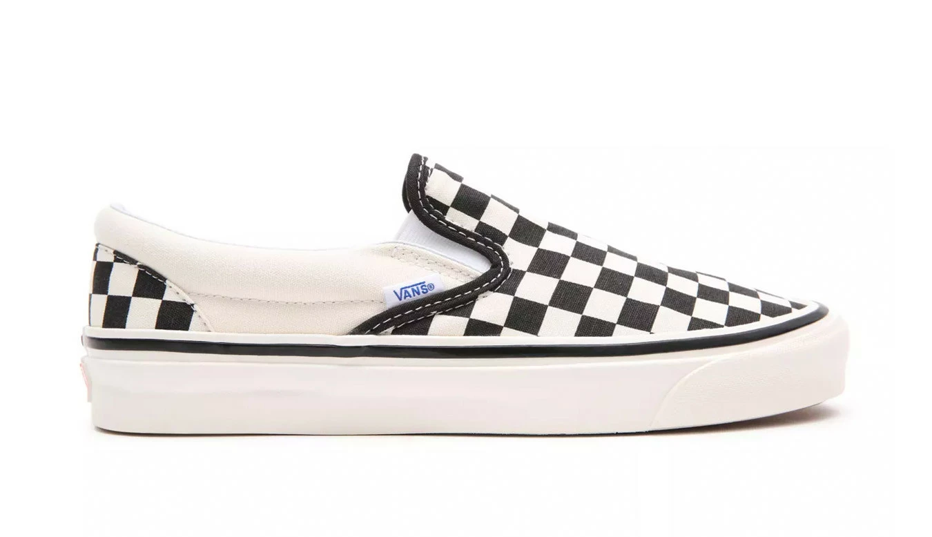 Vans Classic Slip-On (Anaheim Factory) Checker White 3 Vans Classic Slip-On (Anaheim Factory) Checker White