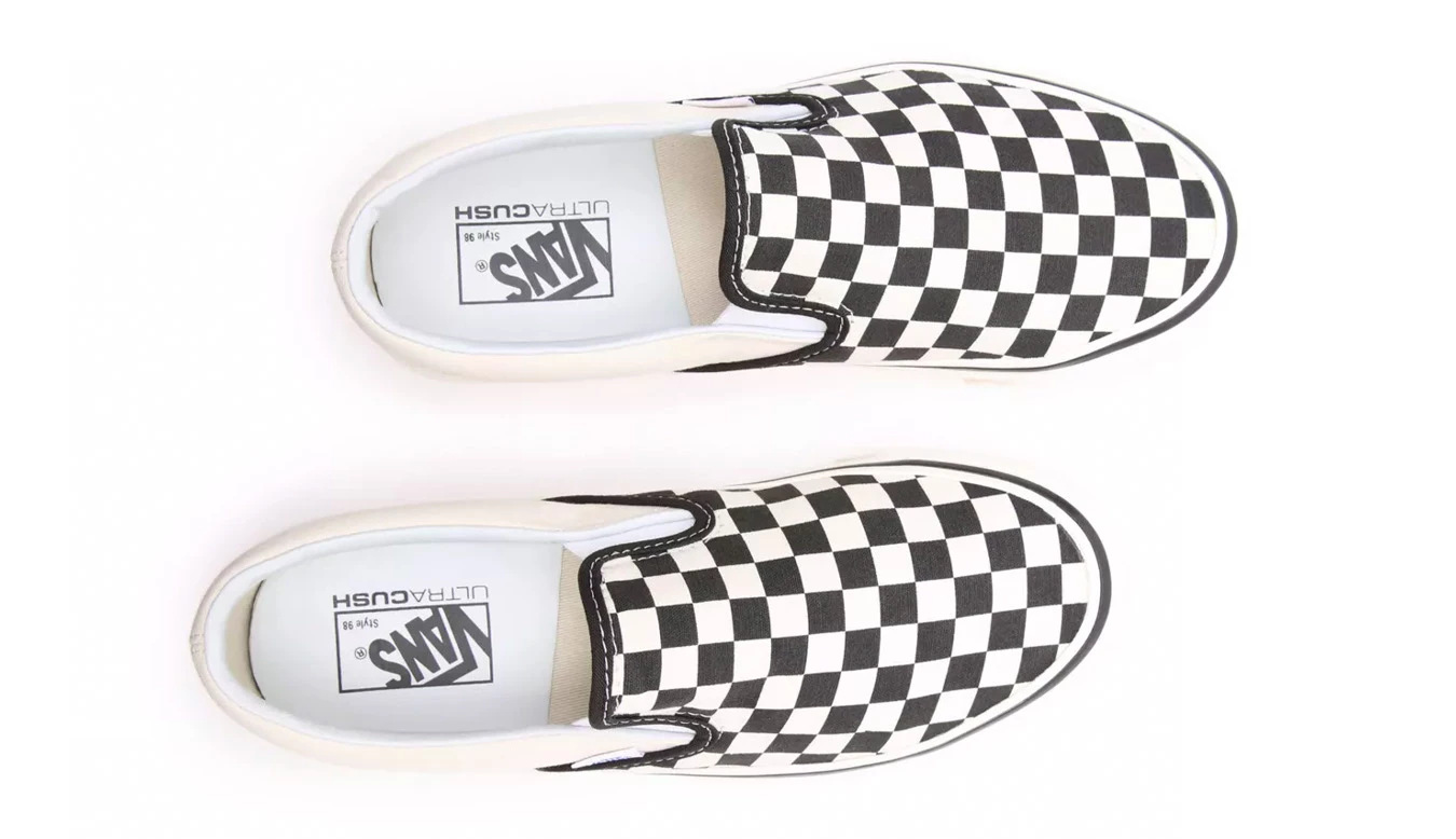 Vans Classic Slip-On (Anaheim Factory) Checker White 6 Vans Classic Slip-On (Anaheim Factory) Checker White - Image 4