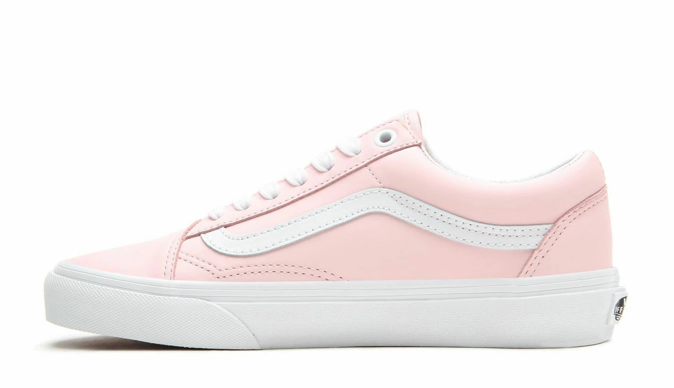 Vans UA Old Skool Pink Leather Pink 6 Vans UA Old Skool Pink Leather Pink - Image 4