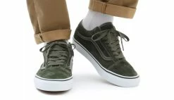 Vans UA Old Skool (Pig Suede) Olive Green -SHOOOS SHOP vn0a3wkt4qv3