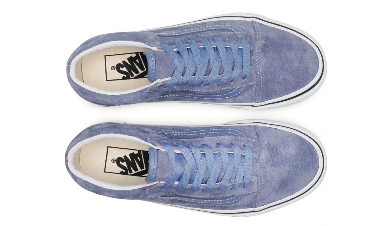 Vans UA Old Skool (Pig Suede) Tempestbltrwht Blue 8 Vans UA Old Skool (Pig Suede) Tempestbltrwht Blue - Image 6