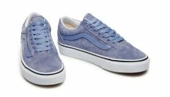 Vans UA Old Skool (Pig Suede) Tempestbltrwht Blue 10 Vans UA Old Skool (Pig Suede) Tempestbltrwht Blue -SHOOOS SHOP vn0a3wkt4r213